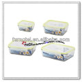 D221 Rectangle Glass Food Container